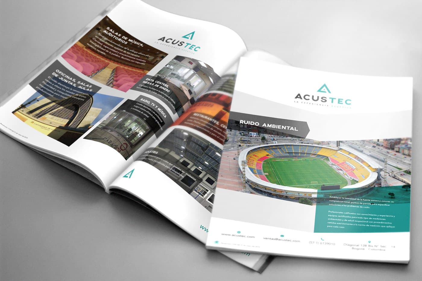 Brochure de proyectos de Acustec abierto