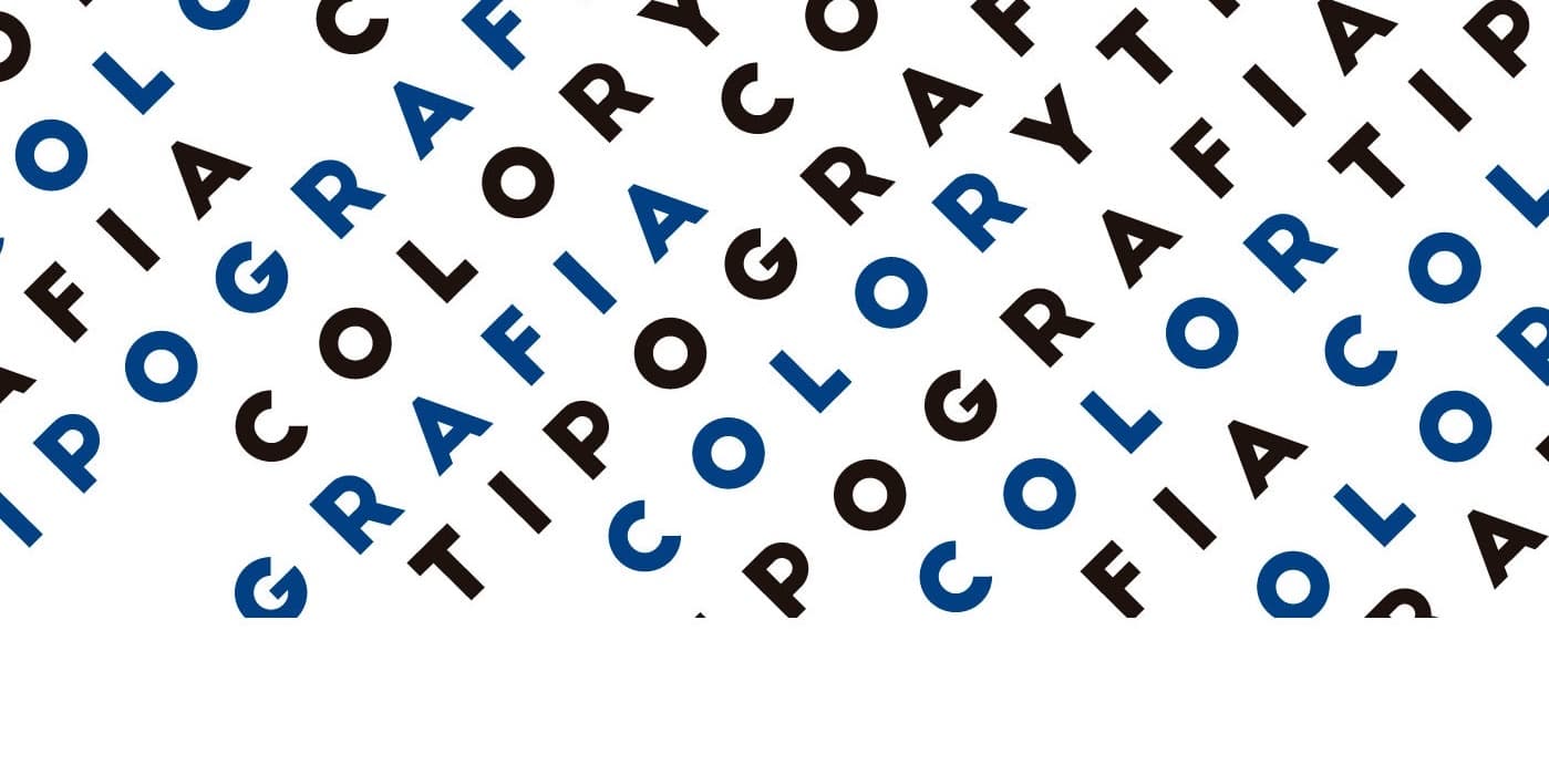 Patrón tipográfico de la marca