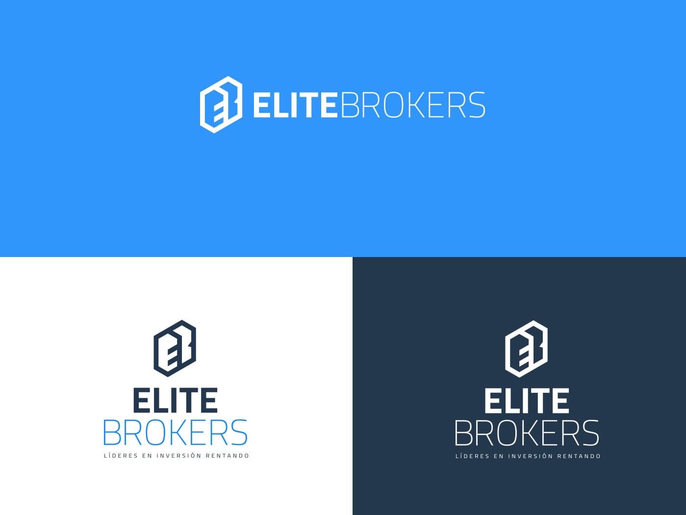 Versiones del logotipo de Elite Brokers